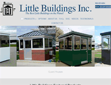 Tablet Screenshot of littlebuildingsinc.com